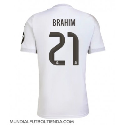 Camiseta Real Madrid Brahim Diaz #21 Primera Equipación Replica 2025-26 mangas cortas Camiseta Real Madrid Brahim Diaz #21 Primera Equipación Replica 2025-26 mangas cortas